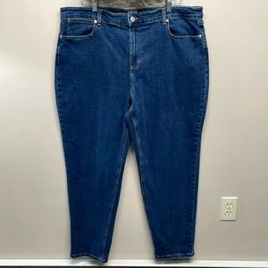 NWOT L.L. Bean Classic Fit Denim Jeans High Rise Straight Leg 20W